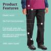 Marmot Womens Precip Full-Zip Pant | Lightweight, Waterproof(Black)