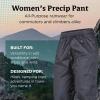 Marmot Womens Precip Full-Zip Pant | Lightweight, Waterproof(Jet Black)