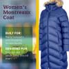 Marmot womens Montreaux Full-length Down Puffer Coat(Arctic Navy)