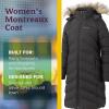 Marmot womens Montreaux Full-length Down Puffer Coat(Black)