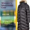 Marmot womens Montreaux Full-length Down Puffer Coat(Jet Black)