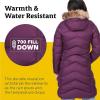Marmot womens Montreaux Full-length Down Puffer Coat(Purple Fig)