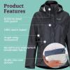 Marmot womens Women’s Precip Eco Waterproof Rain Jacket(Black)