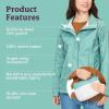 Marmot womens Women’s Precip Eco Waterproof Rain Jacket(Blue Agave)