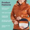 Marmot womens Women’s Precip Eco Waterproof Rain Jacket(Copper)