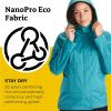Marmot womens Women’s Precip Eco Waterproof Rain Jacket(Enamel Blue)