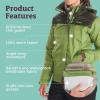 Marmot womens Women’s Precip Eco Waterproof Rain Jacket(Forest Green/Nori)