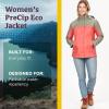 Marmot womens Women’s Precip Eco Waterproof Rain Jacket(Grapefruit/Vetiver)