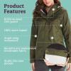 Marmot womens Women’s Precip Eco Waterproof Rain Jacket(Nori)
