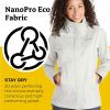 Marmot womens Women’s Precip Eco Waterproof Rain Jacket(Platinum)
