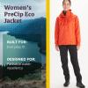 Marmot womens Women’s Precip Eco Waterproof Rain Jacket(Red Sun)