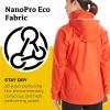 Marmot womens Women’s Precip Eco Waterproof Rain Jacket(Red Sun)