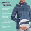 Marmot womens Women’s Precip Eco Waterproof Rain Jacket(Storm)