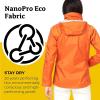 Marmot womens Women’s Precip Eco Waterproof Rain Jacket(Tangelo)