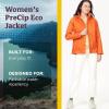 Marmot womens Women’s Precip Eco Waterproof Rain Jacket(Tangelo)