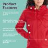 Marmot womens Women’s Precip Eco Waterproof Rain Jacket(Team Red)