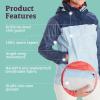 Marmot womens Women’s Precip Eco Waterproof Rain Jacket(Tide Blue/Arctic Navy/Storm)