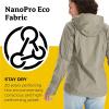 Marmot womens Women’s Precip Eco Waterproof Rain Jacket(Vetiver)