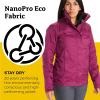 Marmot womens Women’s Precip Eco Waterproof Rain Jacket(Wild Rose)