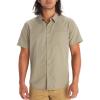 MARMOT Men’s Aerobora Short Sleeve Button-Down Shirt – Lightweight, Packable, Quick-Drying UPF Protection(Vetiver)