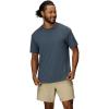 MARMOT Mens Air Exchange UPF 50 Short Sleeve Crew Neck Shirt(Thunderhead)