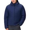 MARMOT Men’s Echo Featherless Hoody – Lightweight Down-Alternative Puffer Jacket with Hood(Arctic Navy)