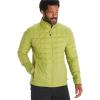MARMOT Men’s Echo Featherless Hybrid Jacket – Lightweight, Down-Alternative Puffer Layer(Spinach Green)