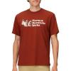 MARMOT Men’s MMW Short-Sleeve Tee – Screen Printed Graphic on Soft, Breathable, Eco-Friendly Cotton/Poly Blend(Pecan)