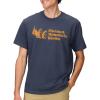 MARMOT Men’s MMW Short-Sleeve Tee – Screen Printed Graphic on Soft, Breathable, Eco-Friendly Cotton/Poly Blend(Thunderhead)