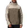 MARMOT Men’s Precip Eco Waterproof Rain Jacket – 100% Recycled, Breathable, Lightweight, Packable Raincoat(Shale Grey/Claystone)