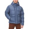 MARMOT Men’s Stockholm 700 Fill Down Puffer with Hood(Storm – Latest Collection)