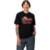 MARMOT Women’s Coastal Short-Sleeve T-Shirt – Screen Printed Graphic on Soft, Breathable, Eco-Friendly Cotton/Poly Blend(Black)