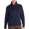 MARMOT Women’s Drop Line 1/2 Zip Pullover Jacket – Lightweight, Breathable 100-Weight Sweater Fleece(Arctic Navy)