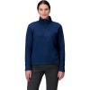 MARMOT Women’s Drop Line 1/2 Zip Pullover Jacket – Lightweight, Breathable 100-Weight Sweater Fleece(Arctic Navy Heather)