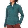 MARMOT Women’s Drop Line 1/2 Zip Pullover Jacket – Lightweight, Breathable 100-Weight Sweater Fleece(Dark Jungle)