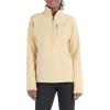 MARMOT Women’s Drop Line 1/2 Zip Pullover Jacket – Lightweight, Breathable 100-Weight Sweater Fleece(Light Oak)