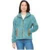 MARMOT Women’s Homestead Full-Zip Jacket – Blanket-Soft High-Pile Sherpa Fleece(Blue Agave)