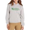MARMOT Women’s Marmot for Life Hoody – Hooded Sweatshirt with Screen Printed Graphic, Double-Layer Hood and Kangaroo Pocket(Light Grey Heather)