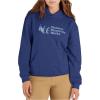 MARMOT Women’s Marmot for Life Hoody – Hooded Sweatshirt with Screen Printed Graphic, Double-Layer Hood and Kangaroo Pocket(Twilight Blue)