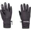 MARMOT Women’s Power Stretch Connect Cool-Weather Glove – Warm, All-Purpose Liner with Touchscreen Compatible Fingertips(Black)