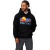 MARMOT mens Coastal Logo Hoody(Black)