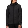 MARMOT womens Women’s Drop Line Full-zip Hoody(Black Heather)