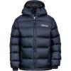 Marmot Kids Guides Down Hoody – 700 Fill Insulated, Water-Resistant, Lightweight Puffer Jacket with Hood(Black)