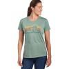 Marmot Women’s Logo T-Shirts – Printed Graphic on Cotton Tee(Bivouac Sky)