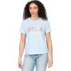 Marmot Women’s Logo T-Shirts – Printed Graphic on Cotton Tee(Bivouac Tide Blue)