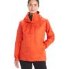 Marmot womens Women’s Precip Eco Waterproof Rain Jacket(Red Sun)