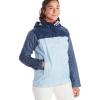 Marmot womens Women’s Precip Eco Waterproof Rain Jacket(Tide Blue/Arctic Navy/Storm)