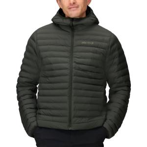 MARMOT Men’s Echo Featherless Hoody – Lightweight Down-Alternative Puffer Jacket with Hood(Rosin Green)