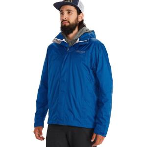 MARMOT Men’s Precip Eco Waterproof Rain Jacket – 100% Recycled, Breathable, Lightweight, Packable Raincoat(Blue Sapphire)