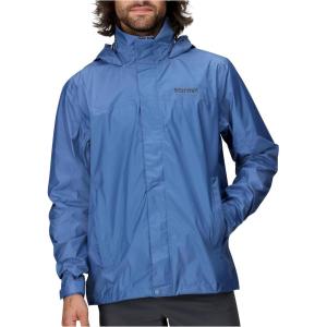 MARMOT Men’s Precip Eco Waterproof Rain Jacket – 100% Recycled, Breathable, Lightweight, Packable Raincoat(Rain Cloud – Latest Collection)